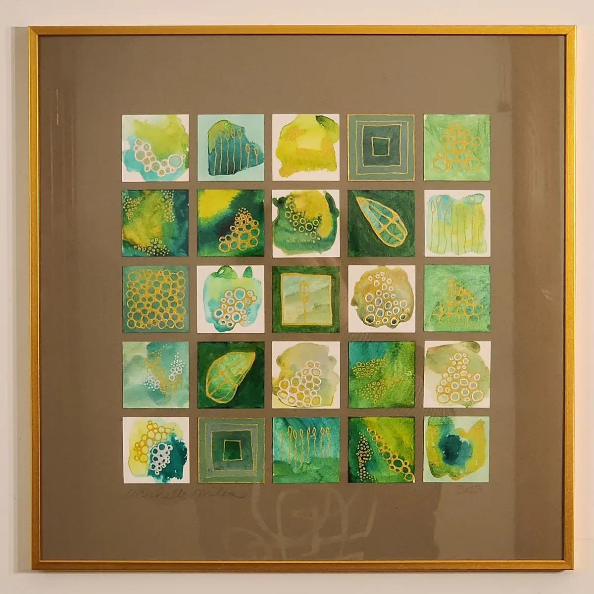 Untitled — mixed media abstract composition